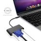 Type-C au convertisseur 3-IN-1 adaptateur VGA USB3.0 Type C small picture