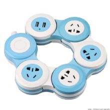 Power Strip with Surge Protector and Protective Door USB Outlets images