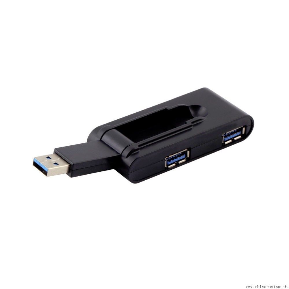 Eje del mini de usb 3.0 de alta velocidad de alta calidad 4 puertos Splitter adaptador para PC portátil