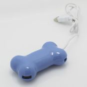 Plastik biru 4 Port USB Hub berkualitas tinggi USB tulang berbentuk images