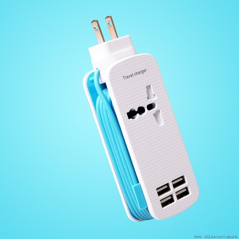 Multi prise 4 port extension électrique usb 220v prise