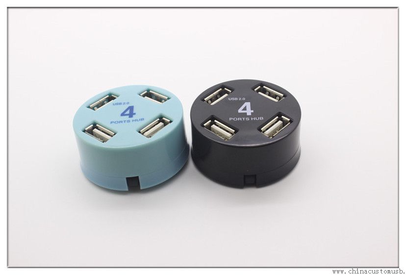 Promóciós Mini, kör alakú USB HUB