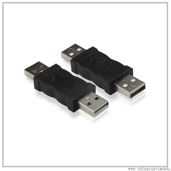 Kecepatan tinggi USB A Male ke USB Adapter laki-laki