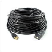 USB 2.0 Active Extension Cable 15m with DC-Jack images