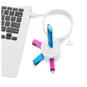 USB 2.0 OTG Hub 4 porty bílá images