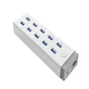 USB 3.0 dato overføring & lading Hub 10 porter med 60-watts Power Max 12V 5A images