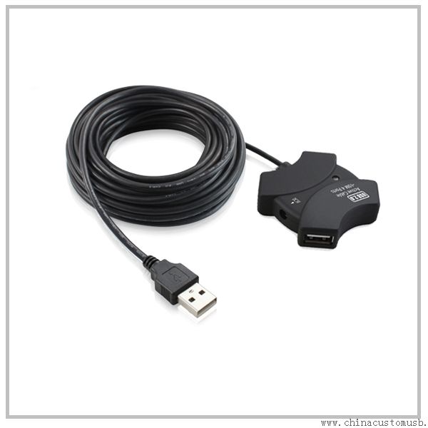 USB 2.0 etkin uzantısı 4 port Hub 10m