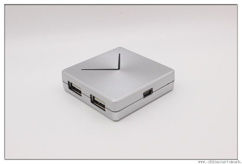 Driver di HUB USB combo card reader HUB USB di metallo banco trafilatore