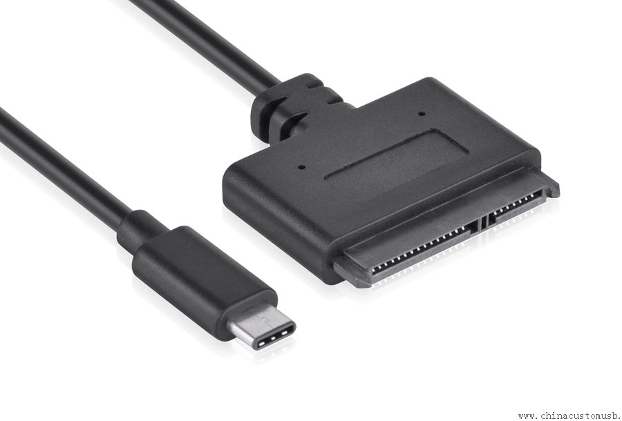 USB Type C mann SATA omformer kabelen for harddisk og Solid State Drives