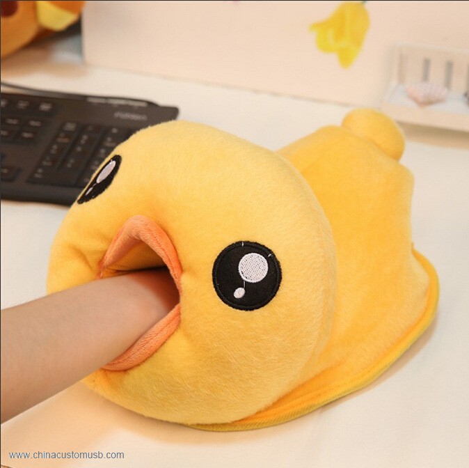 Plush USB heating warm hand mouse pad