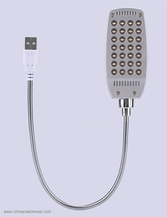 Moda 28 LED USB Flexível Mini Computador Lâmpada 4