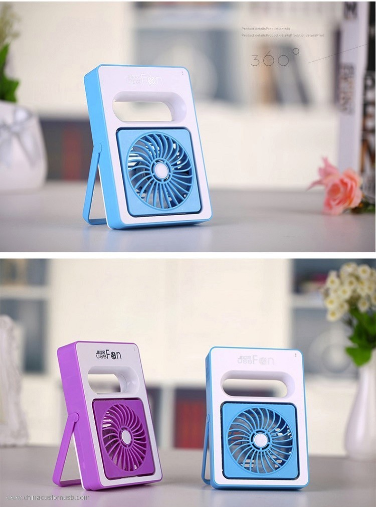 Handhållna Laddningsbara Mini usb-Fläkt 5