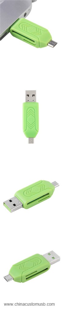 TF T-Flash Memória Móvel Universal Micro USB OTG Leitor de Cartão para Telefone & Tablets PC 2