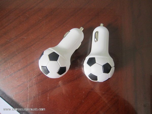 High Quality Football Car Usb Charger 5