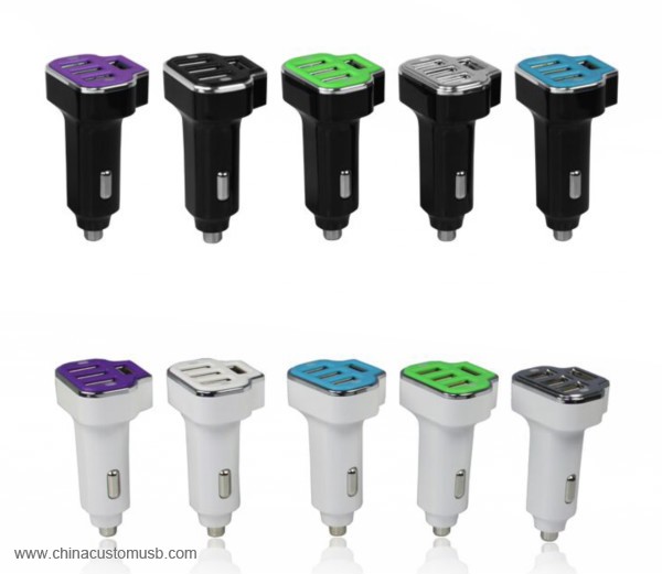 5.2a dc 12v-24v input usb car charger 3