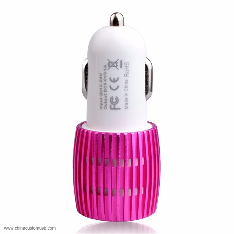 Colorful mini mobile phone car charger 3