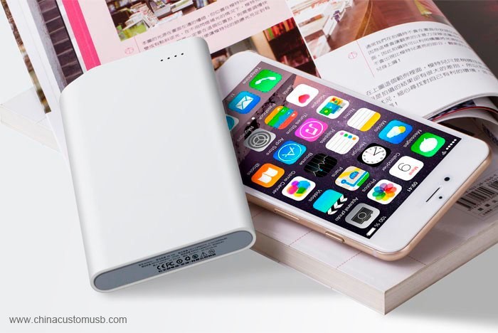 10000mah slim portable mobile dual usb power bank 3