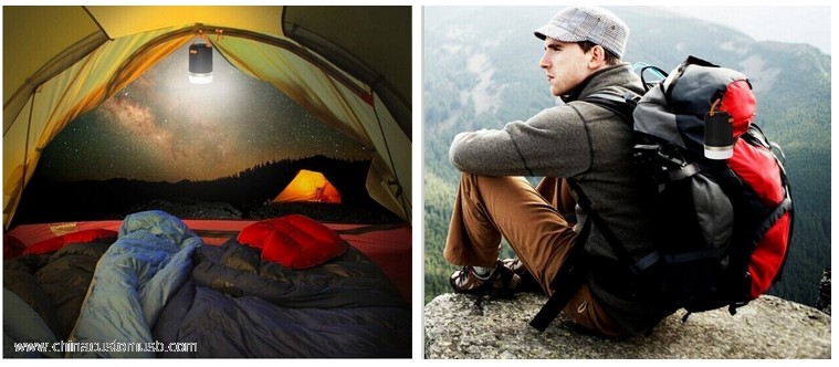 Rechargeable Camping Lantern Tent Light Flashlight power bank 4