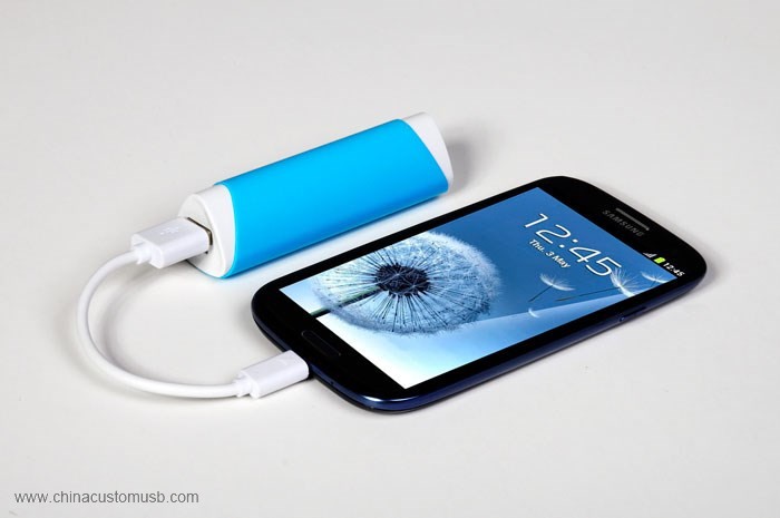 Elegante 2600mAh USB power banca con smart Led 3