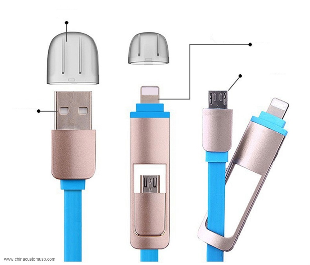 Mode PU Läder usb-kabel för samsung/andriod laddning och synkronisera data 5