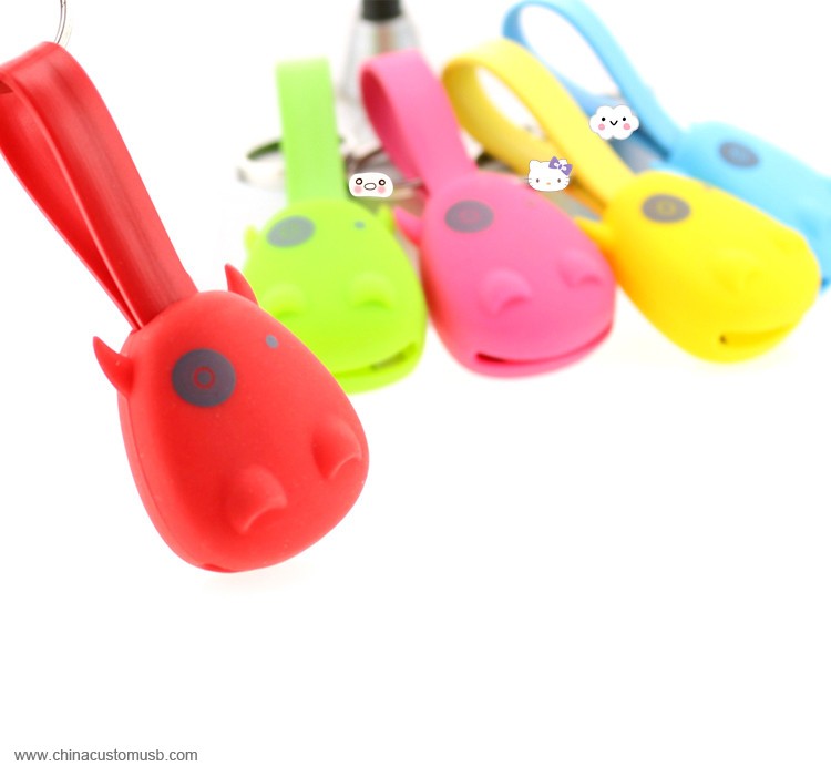 Cabo USB 2 em 1 para iPhone/Samsung 4