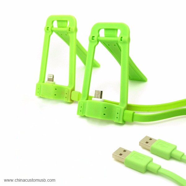 Titular de Teléfono usb cable para el iphone 6 4