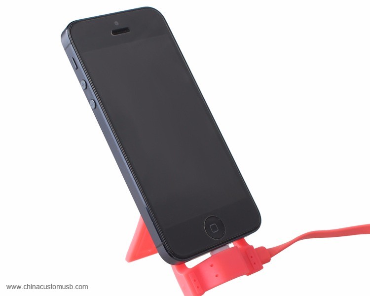 Titular de Teléfono usb cable para el iphone 6 5