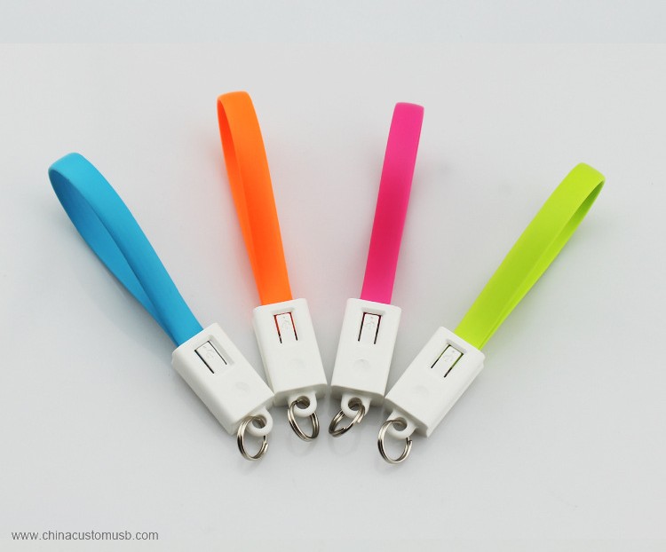 20 cm keychain kabel usb kolam untuk iphone 6 untuk android 3