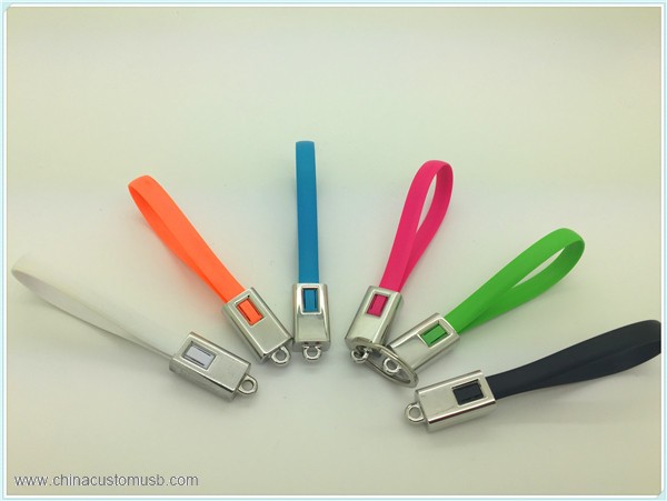 20 cm llavero usb cable al aire libre para el iphone 6 para android 4