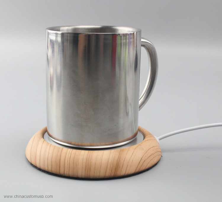 Wooden USB coffee warmer mug gadgets for men 2