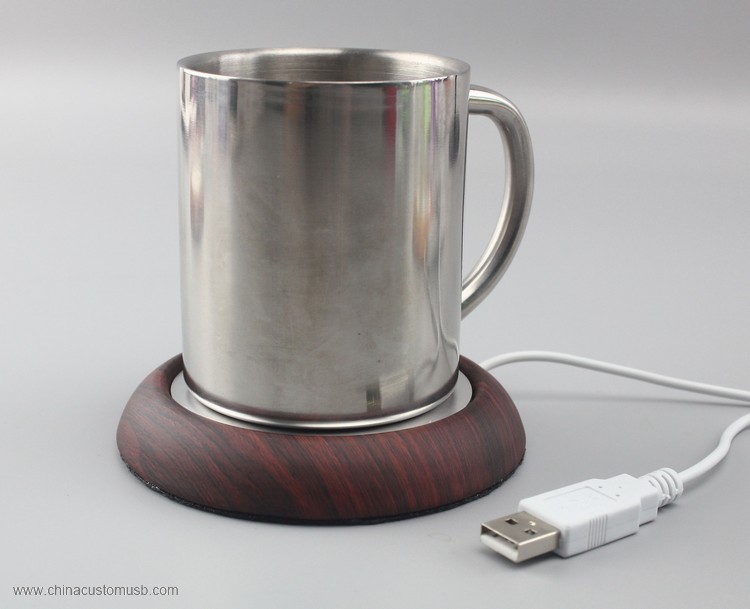 Wooden USB coffee warmer mug gadgets for men 4