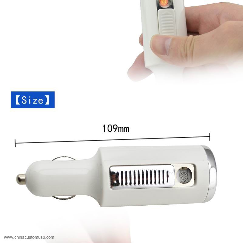 Carregador de Carro com 2 USB e Isqueiro para promoção 3