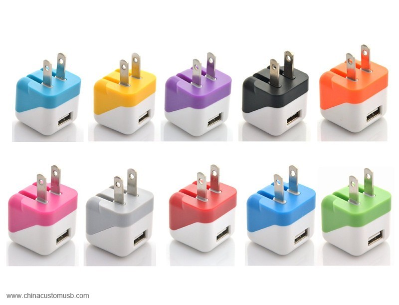 Compact Folding Down Single USB Wall Charger 6