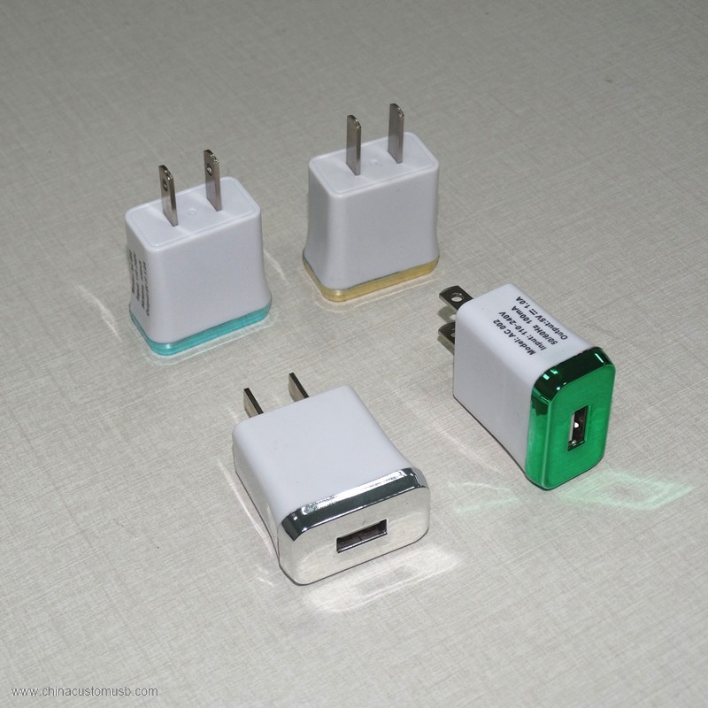 Single USB 1A Perjalanan Chargers 2