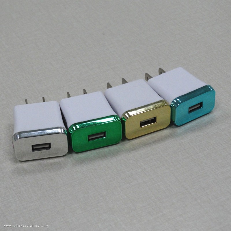Jednego USB 1A Podróży Ładowarki 2