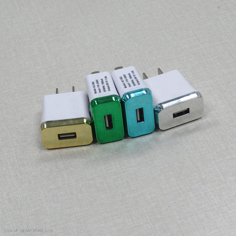  USB واحد 1A الشحن السفر 4 