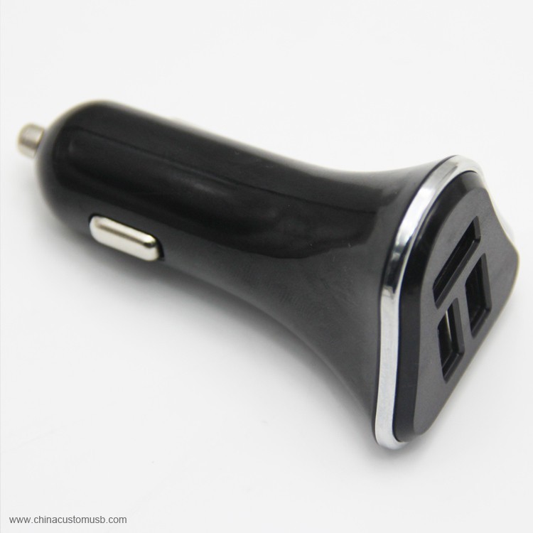 Alumínio 3 USB Porta USB Carregador de Carro 3.1 2