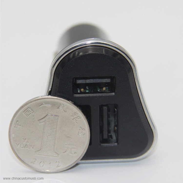 Alumínium 3 USB Port USB Autós Töltő 3.1A 3