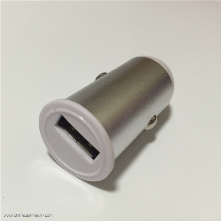 Fashion Mini Single USB Car Charger 1A 4