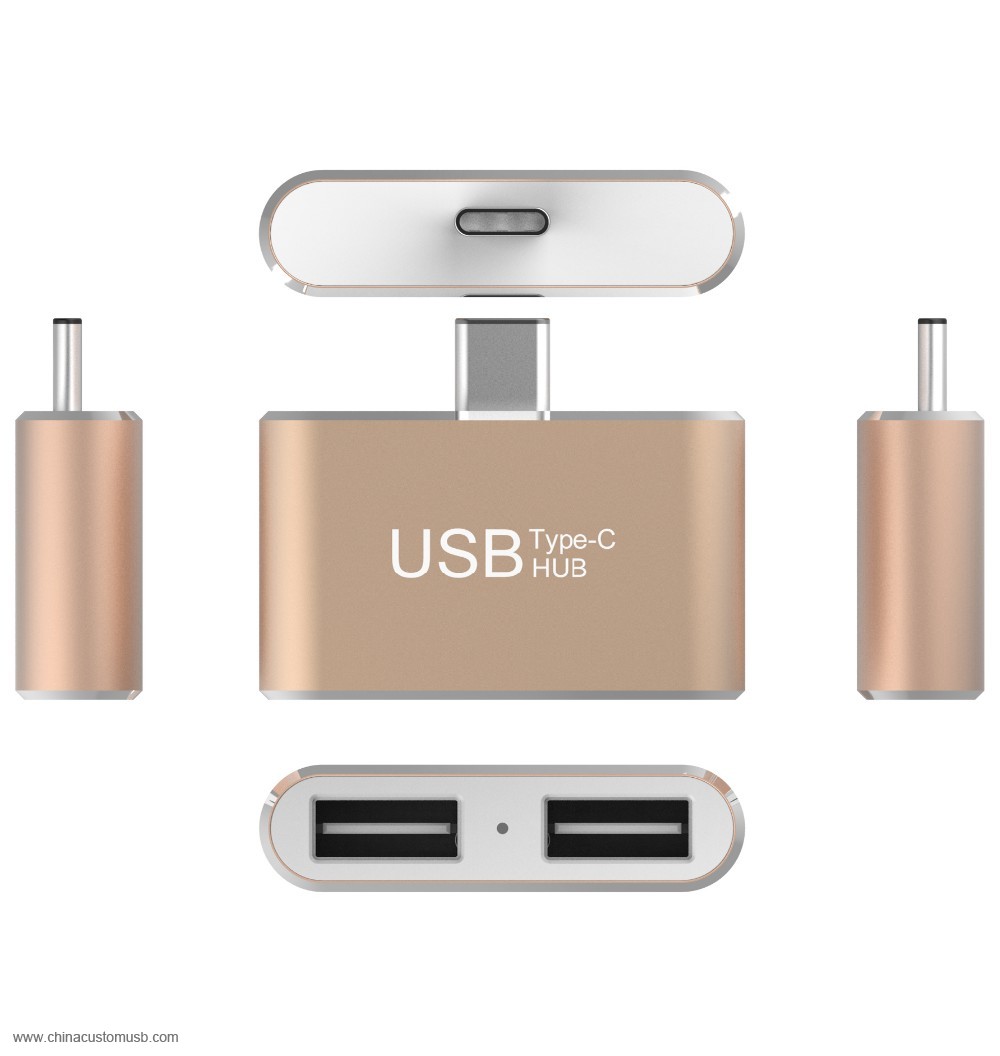 Tipo c USB hembra a micro usb adaptador de 10 pines cable 3