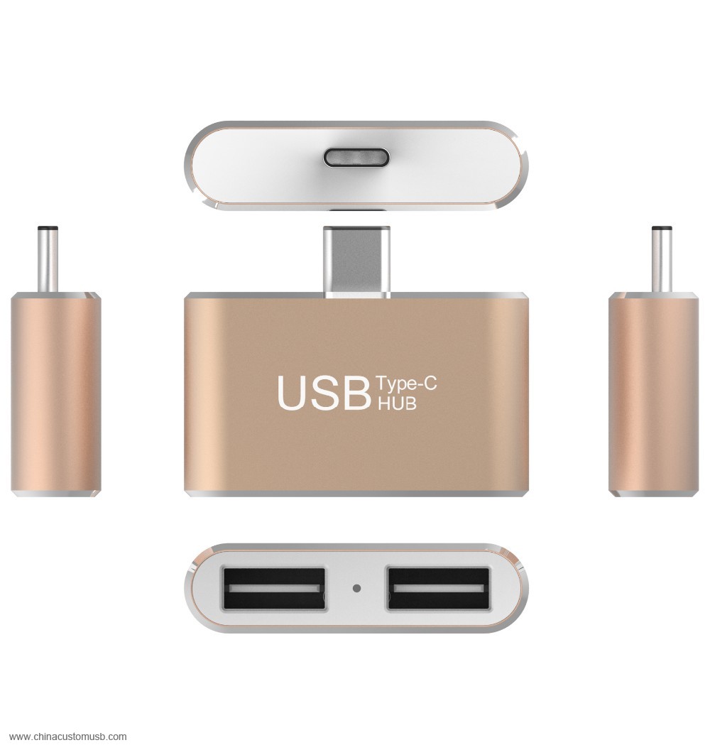 USB Tipe-c perempuan untuk usb mikro 10pin adaptor kabel 3