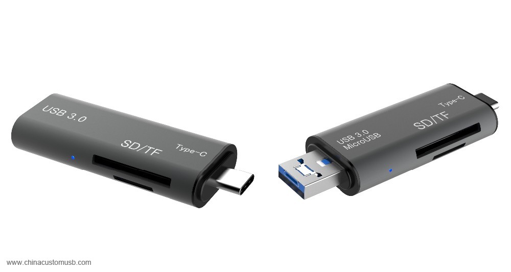 Super velocidad 10gbps usb 3.1 tipo c datos lector combo 2