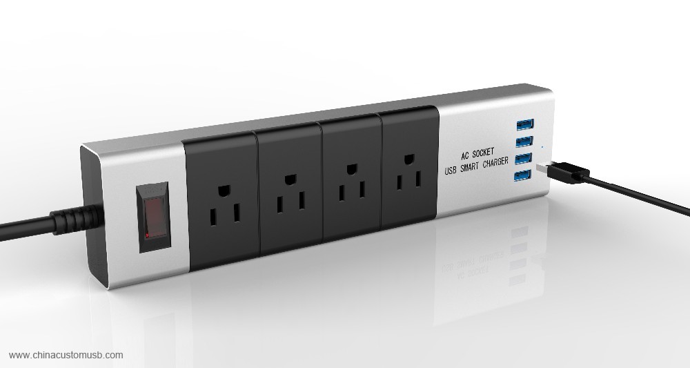 Desktop USB power socket 4