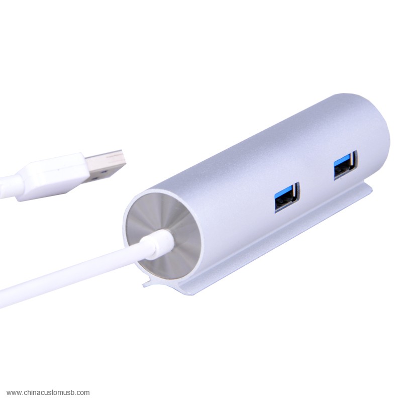 Mini 4 port usb hub multi función 3