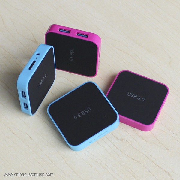 Novinka obdélník 4 Porty USB 3.0 Hub 3