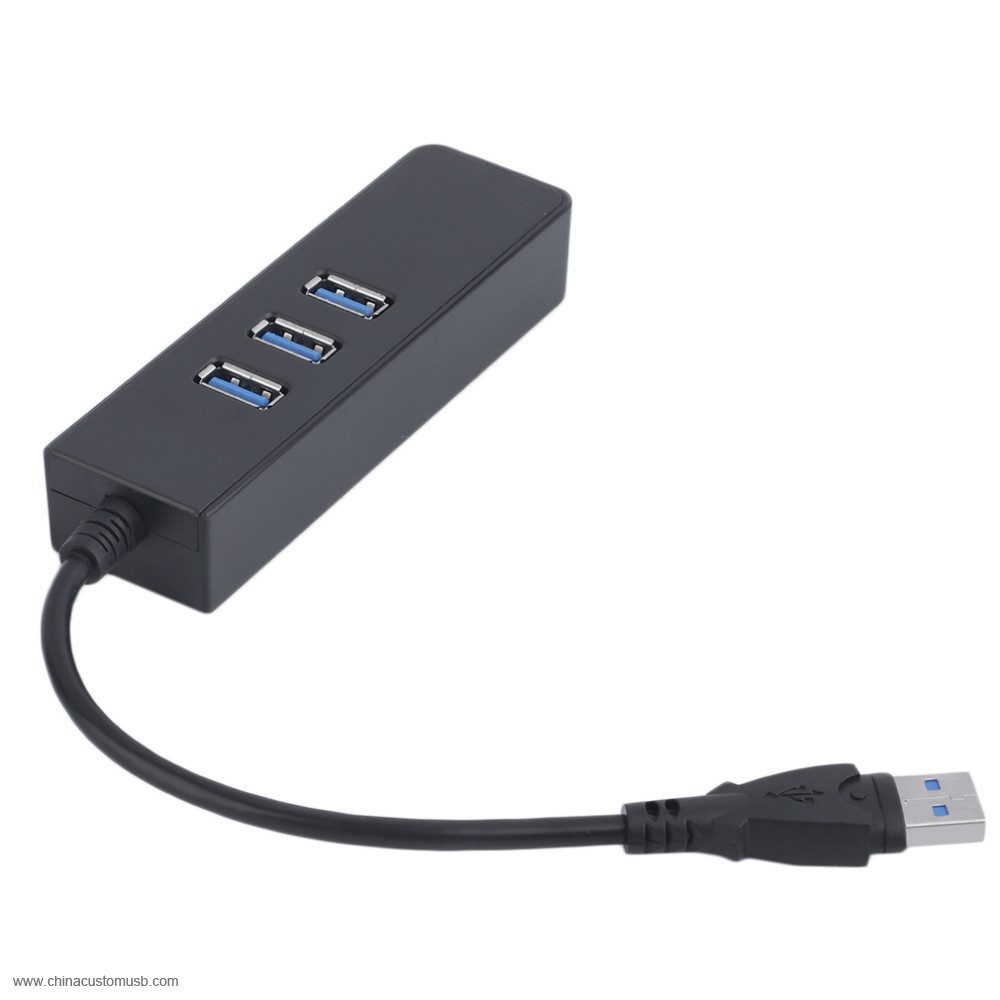 4 Ports USB 3.0 HUB With On/Off Switch For Desktop Laptop EU AC Power Adapter 5