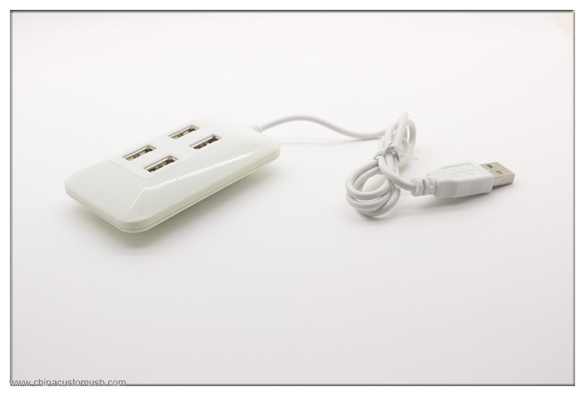 Prosty styl mini 4 porty usb hub 3