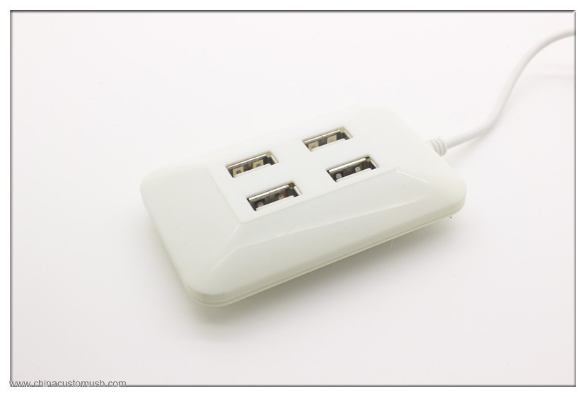 Prosty styl mini 4 porty usb hub 5