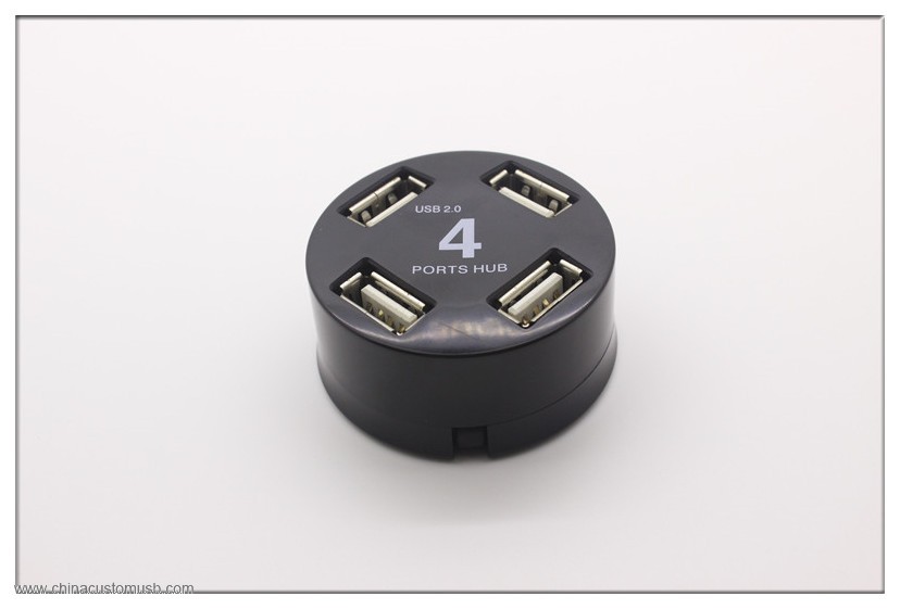 Promosi Mini Bulat Bentuk USB HUB 2
