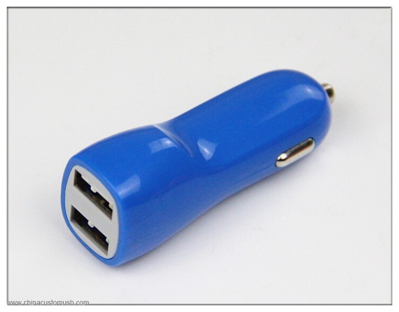 carregador de carro Colorido fábrica preço sem fio usb com 2 portas 5